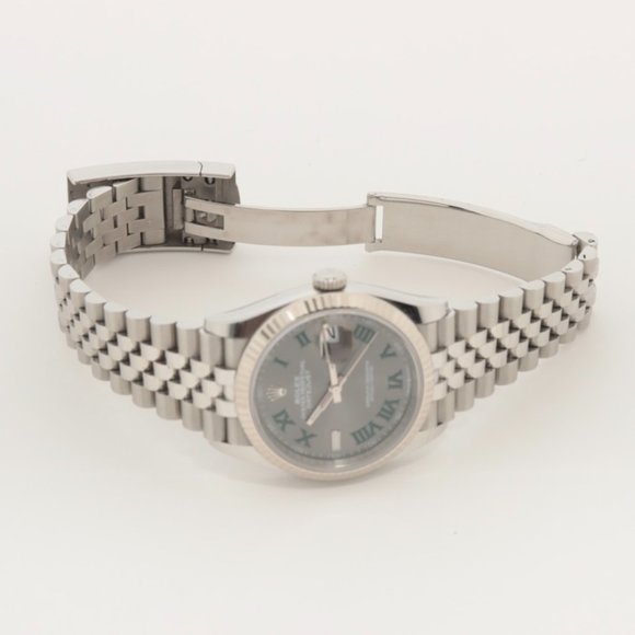 Rolex 'Wimbledon' Datejust 36mm on Jubilee Bracelet (126234) - Picture 5 of 10